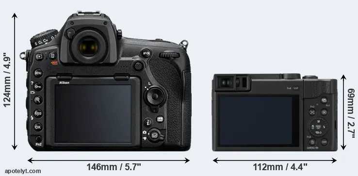 Comparison D850 or TZ95 rear