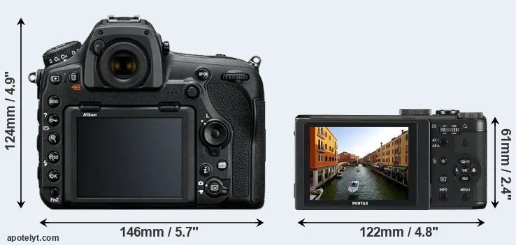 Comparison D850 or MX-1 rear
