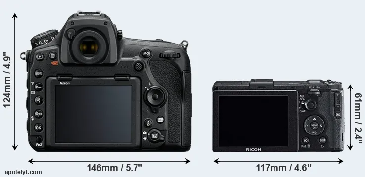 Comparison D850 or GR rear