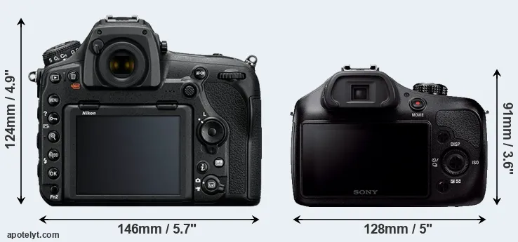 Comparison D850 or A3000 rear