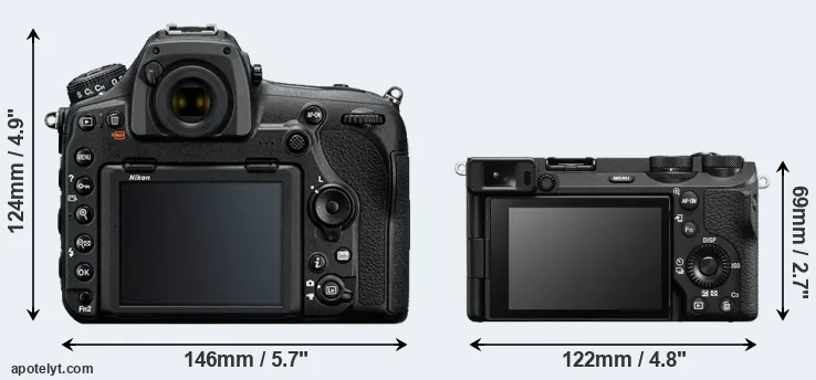 Comparison D850 or A6700 rear