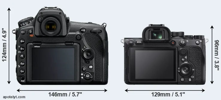 Comparison D850 or A7R IVA rear