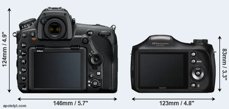 Comparison D850 or H200 rear