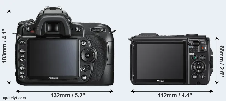 Comparison D90 or W300 rear