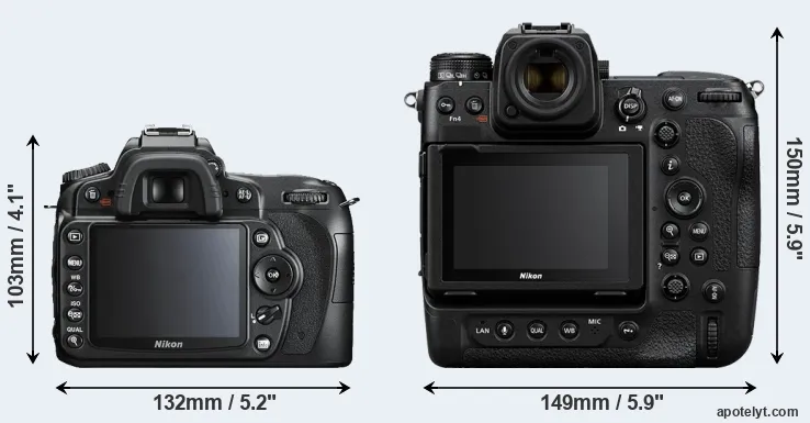 Comparison D90 or Z9 rear