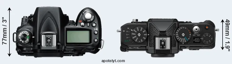 Compare D90 versus Zf top