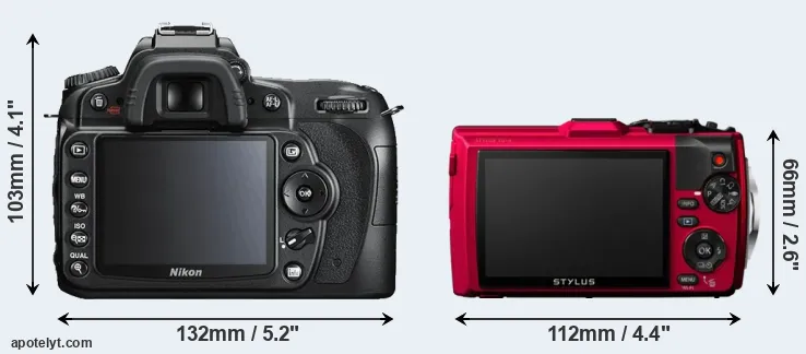 Comparison D90 or TG-4 rear