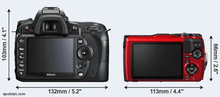 Comparison D90 or TG-5 rear