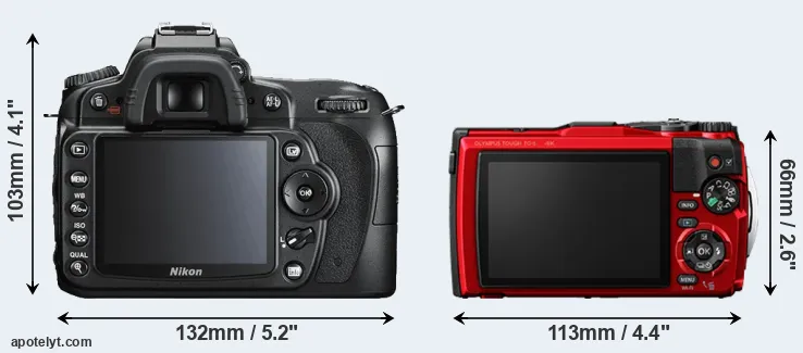 Comparison D90 or TG-6 rear