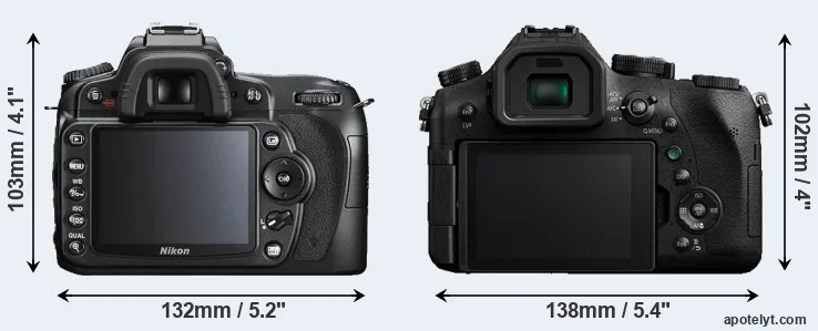 Comparison D90 or FZ2000 rear