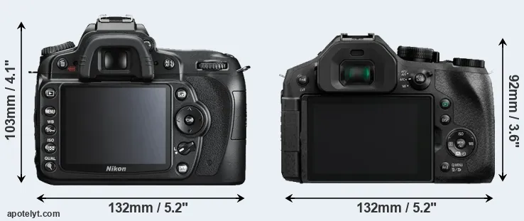 Comparison D90 or FZ330 rear