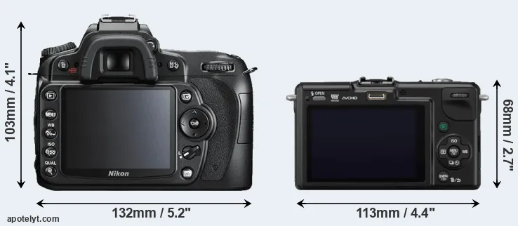 Comparison D90 or GF2 rear