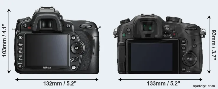 Comparison D90 or GH3 rear