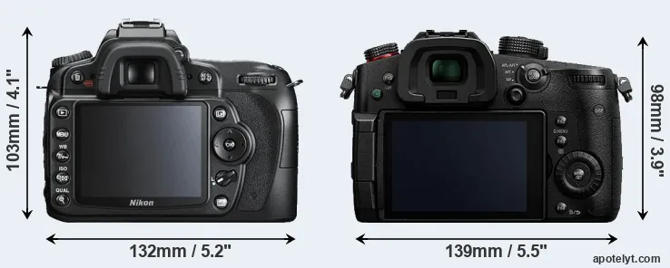 Comparison D90 or GH5s rear