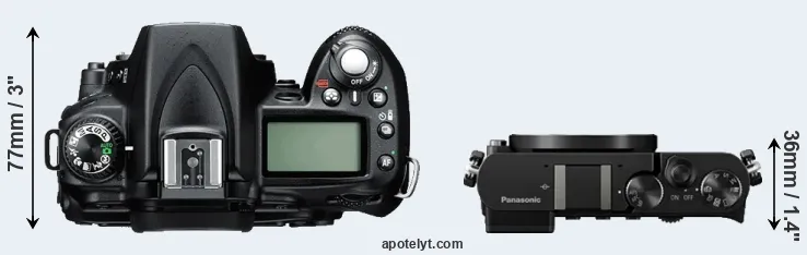 Compare D90 versus GM5 top
