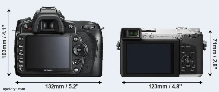 Comparison D90 or GX7 rear