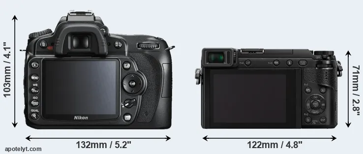 Comparison D90 or GX85 rear