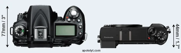 Compare D90 versus GX85 top