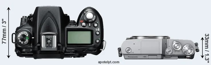 Compare D90 versus GX850 top