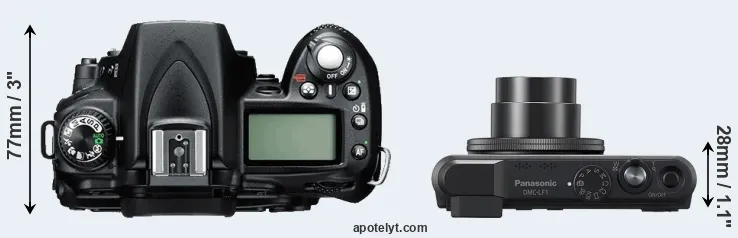 Compare D90 versus LF1 top