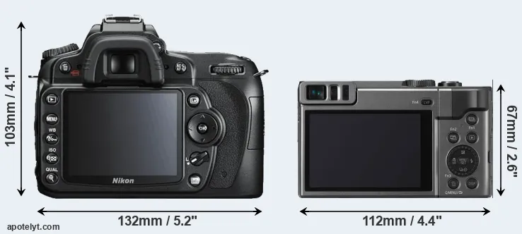 Comparison D90 or ZS70 rear