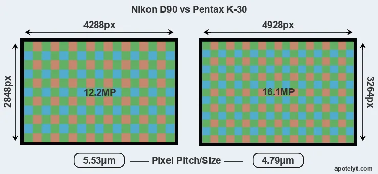 D90 versus K-30 MP