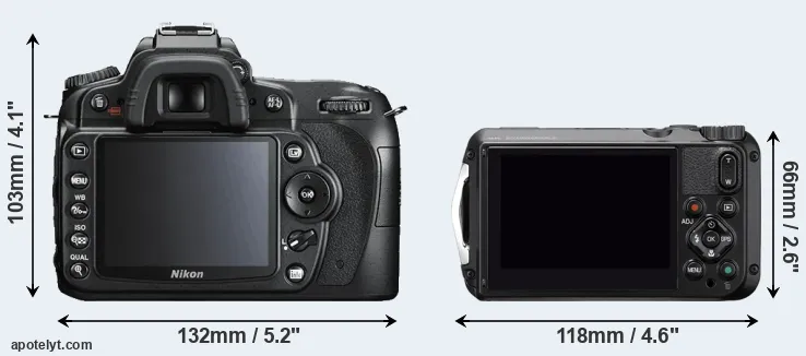 Comparison D90 or WG-6 rear