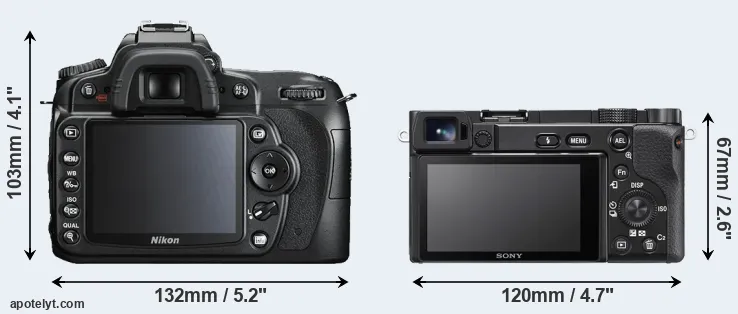 Comparison D90 or A6100 rear