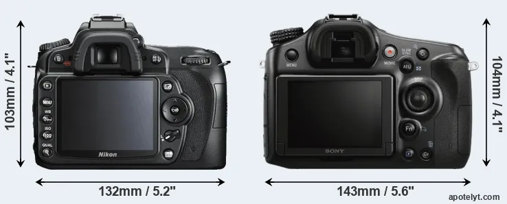 Comparison D90 or A68 rear