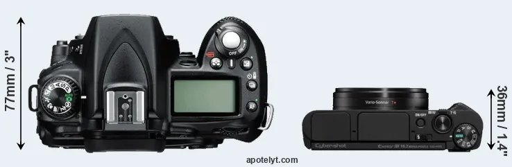Compare D90 versus HX95 top