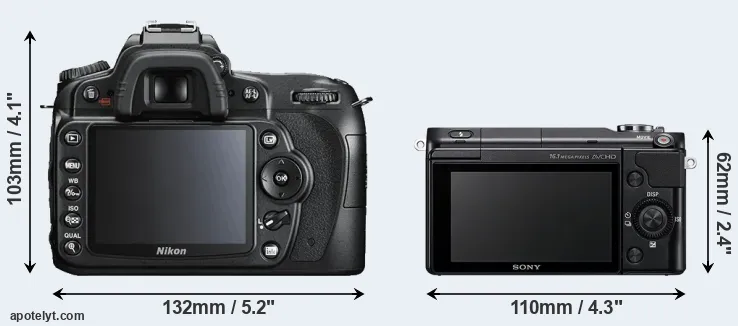 Comparison D90 or NEX-3N rear