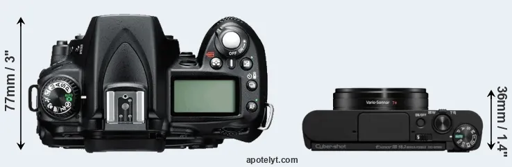 Compare D90 versus WX800 top
