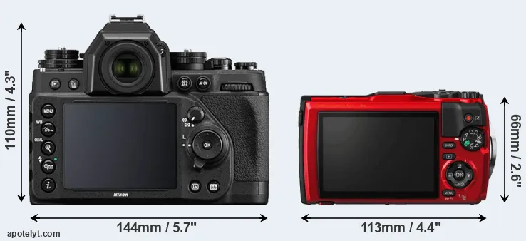 Comparison Df or TG-5 rear