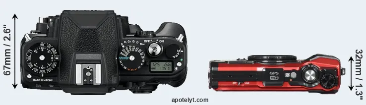 Compare Df versus TG-5 top