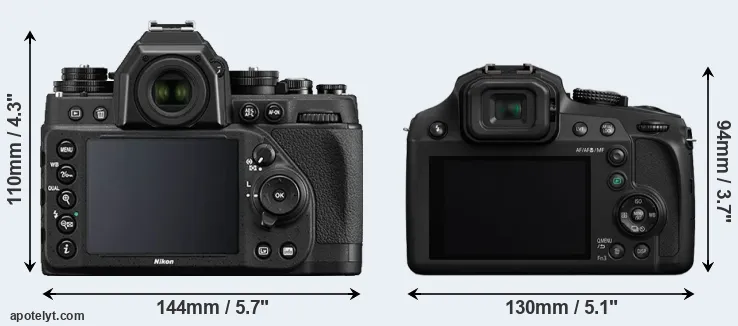 Comparison Df or FZ80 rear