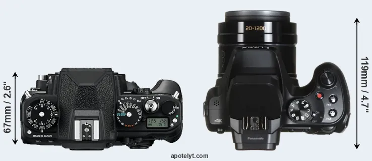 Compare Df versus FZ80 top