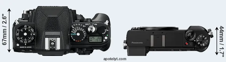 Compare Df versus GX85 top