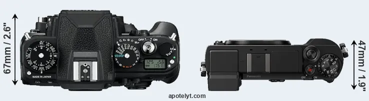 Compare Df versus GX9 top