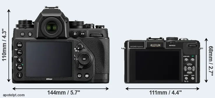 Comparison Df or LX7 rear