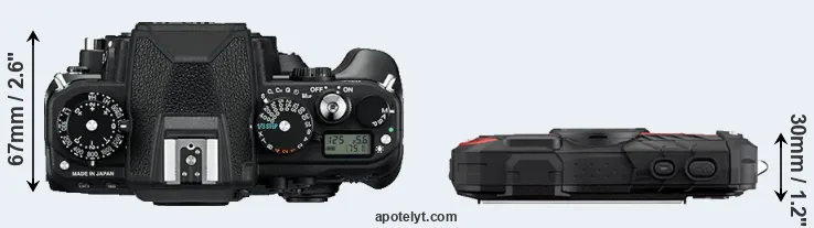Compare Df versus WG-60 top