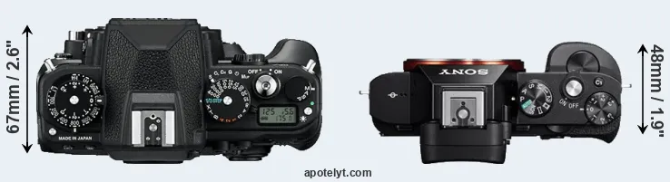 Compare Df versus A7 top