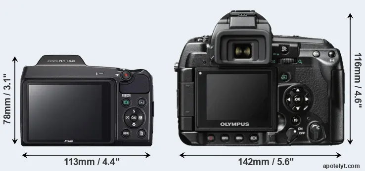 Comparison L840 or E-3 rear