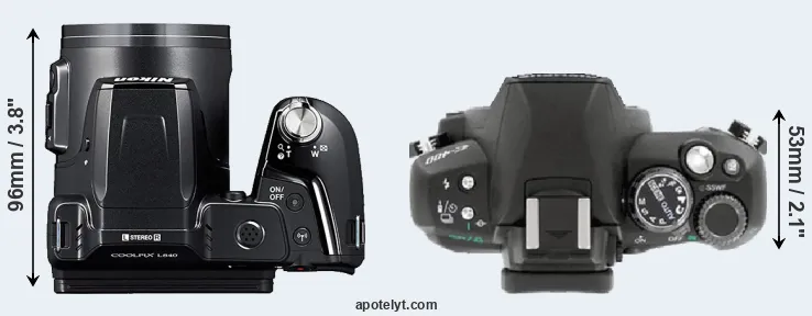 Compare L840 versus E-400 top