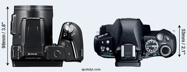 Compare L840 versus E-410 top