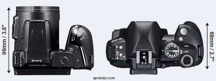 Compare L840 versus E-510 top