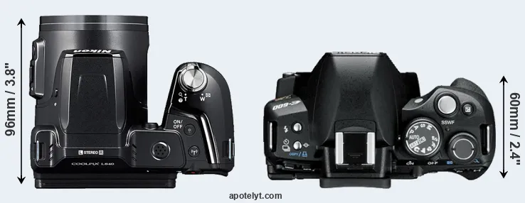 Compare L840 versus E-600 top