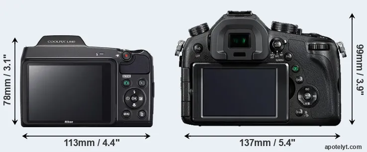 Comparison L840 or FZ1000 rear