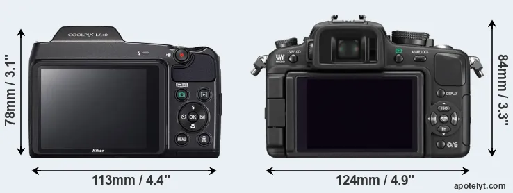 Comparison L840 or G1 rear