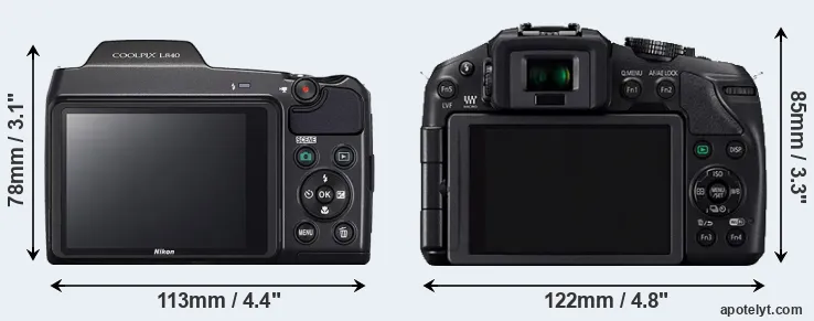 Comparison L840 or G6 rear