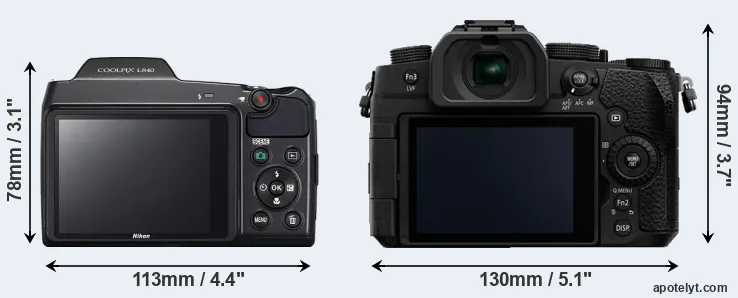 Comparison L840 or G95 rear